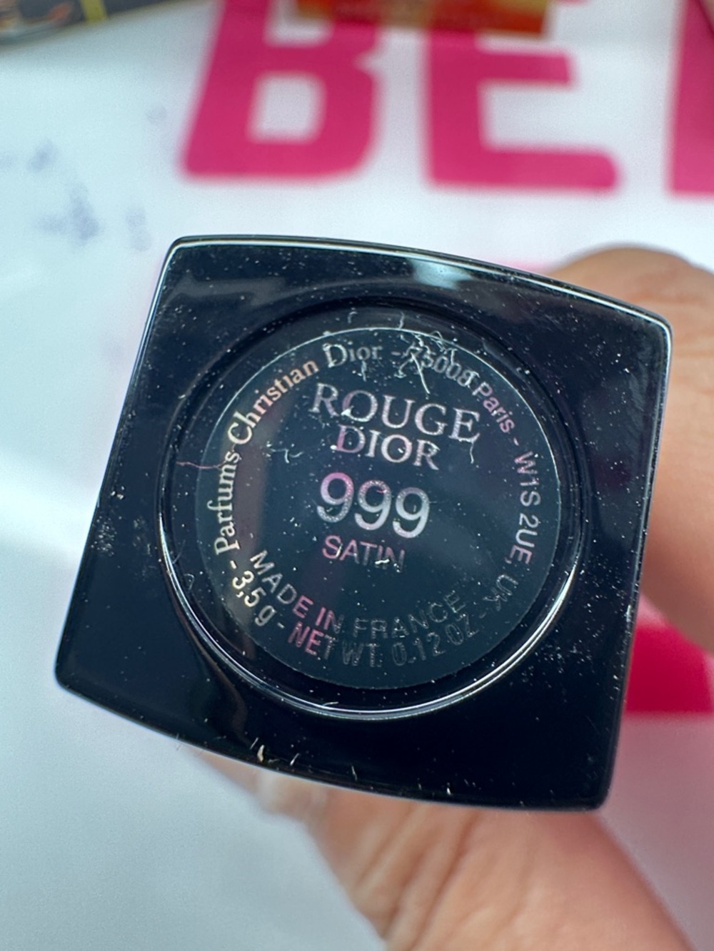 Dior Red Lipstick 999 satin new no box - Picture 2 of 4